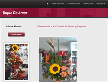 Tablet Screenshot of floristeriatoquedeamorpr.com